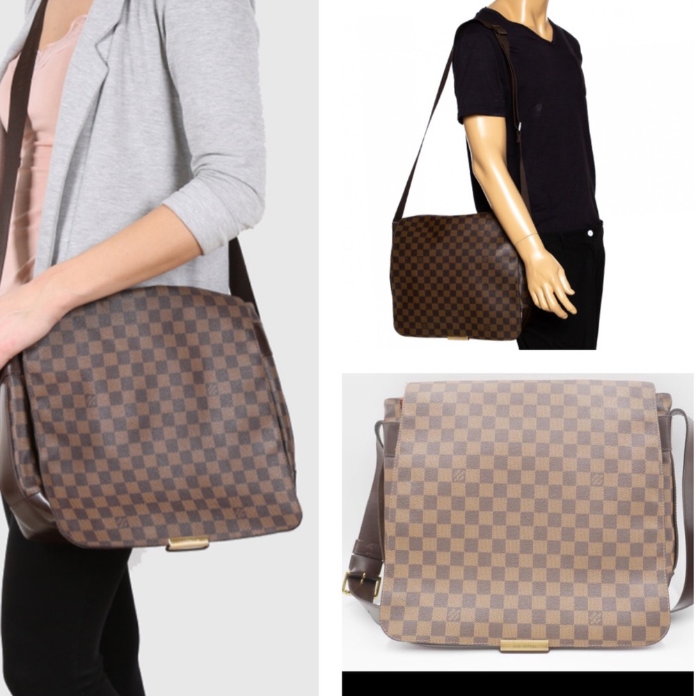 🚨DEAL ALERT 🚨 LARGE LAPTOP DISCONTINUED DAMIER EBENE LOUIS VUITTON WORK BAG